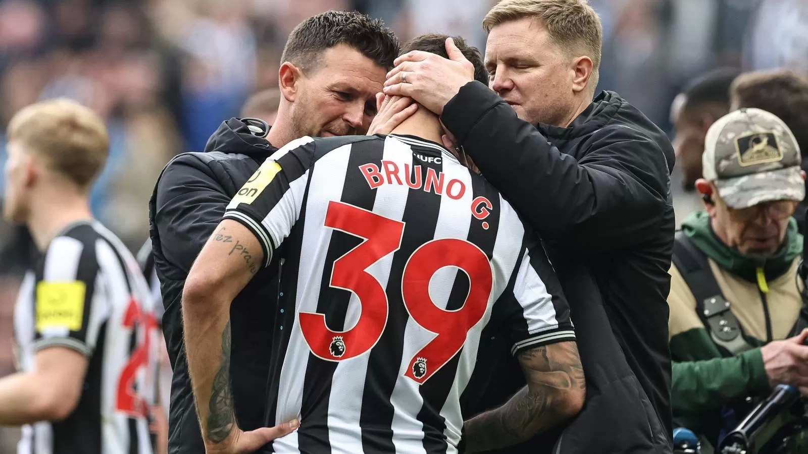 Bruno Guimaraes to leave Newcastle for Arsenal or Man City? Eddie Howe isn’t bothered, mate
