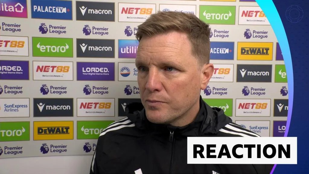 Newcastle defeat to Palace 'deflating' - Howe