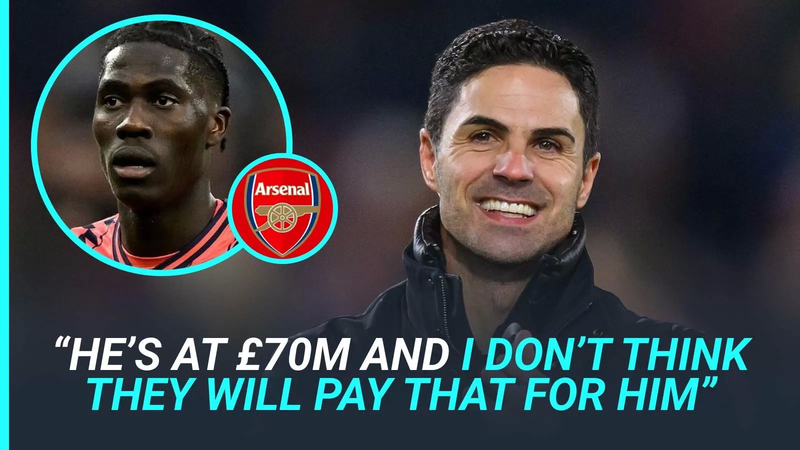 Arsenal target ‘staying’ at club as journalist reveals Arteta ‘doesn’t rate’ Â£70m midfielder