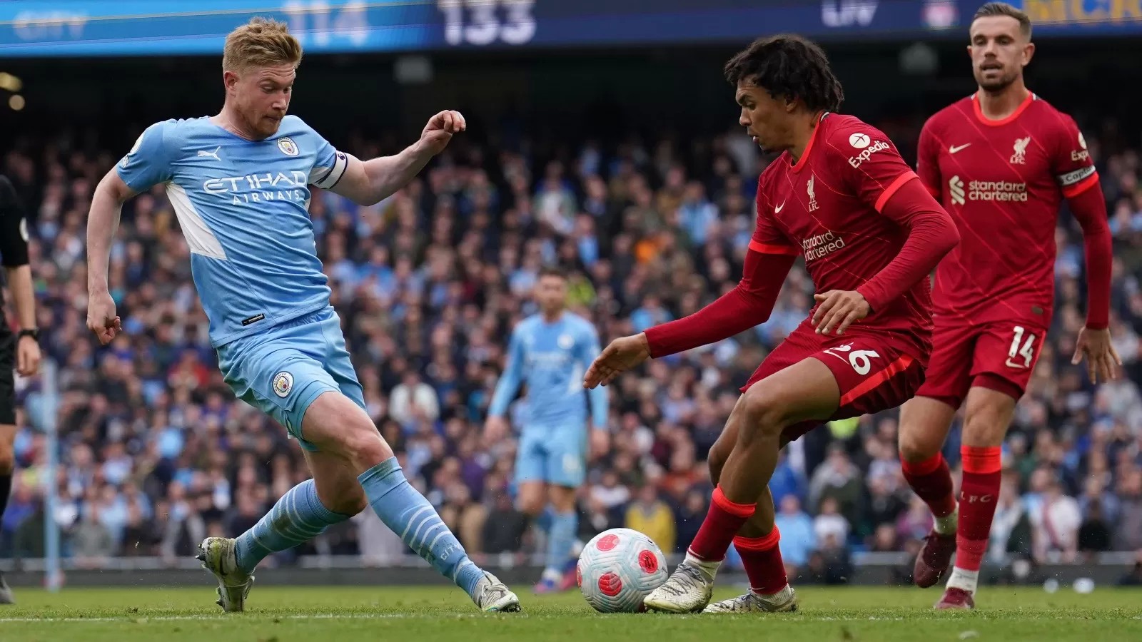 Liverpool 4-4 Manchester City in F365’s Premier League XI of the season