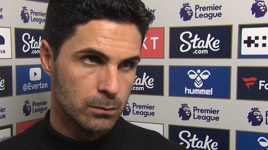 Arteta 'loves players even more' after defeat by Everton